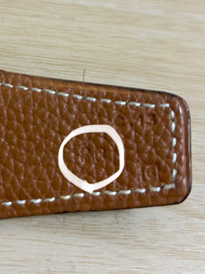 HERMES エルメス Hロゴベルト コンスタンス レザー