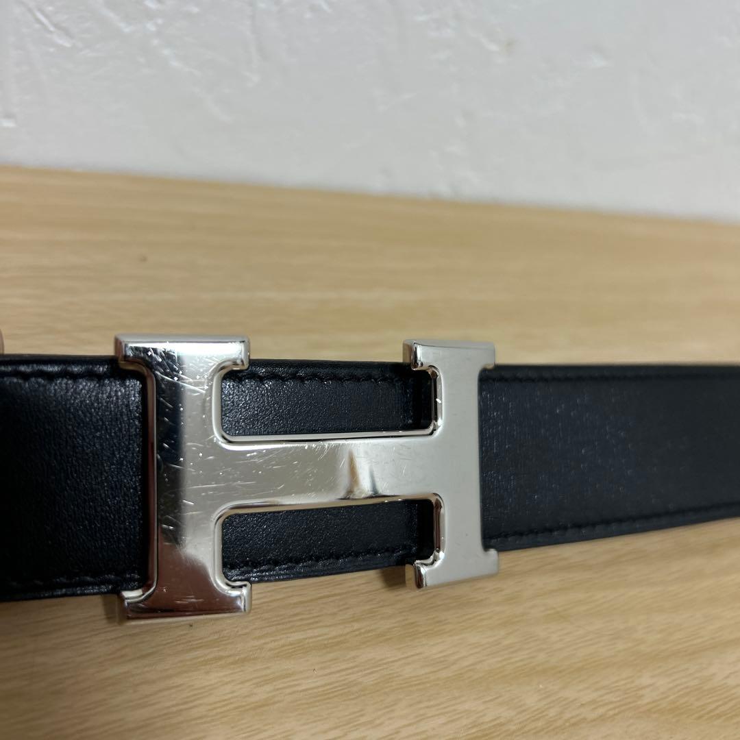 HERMES エルメス Hロゴベルト コンスタンス レザー