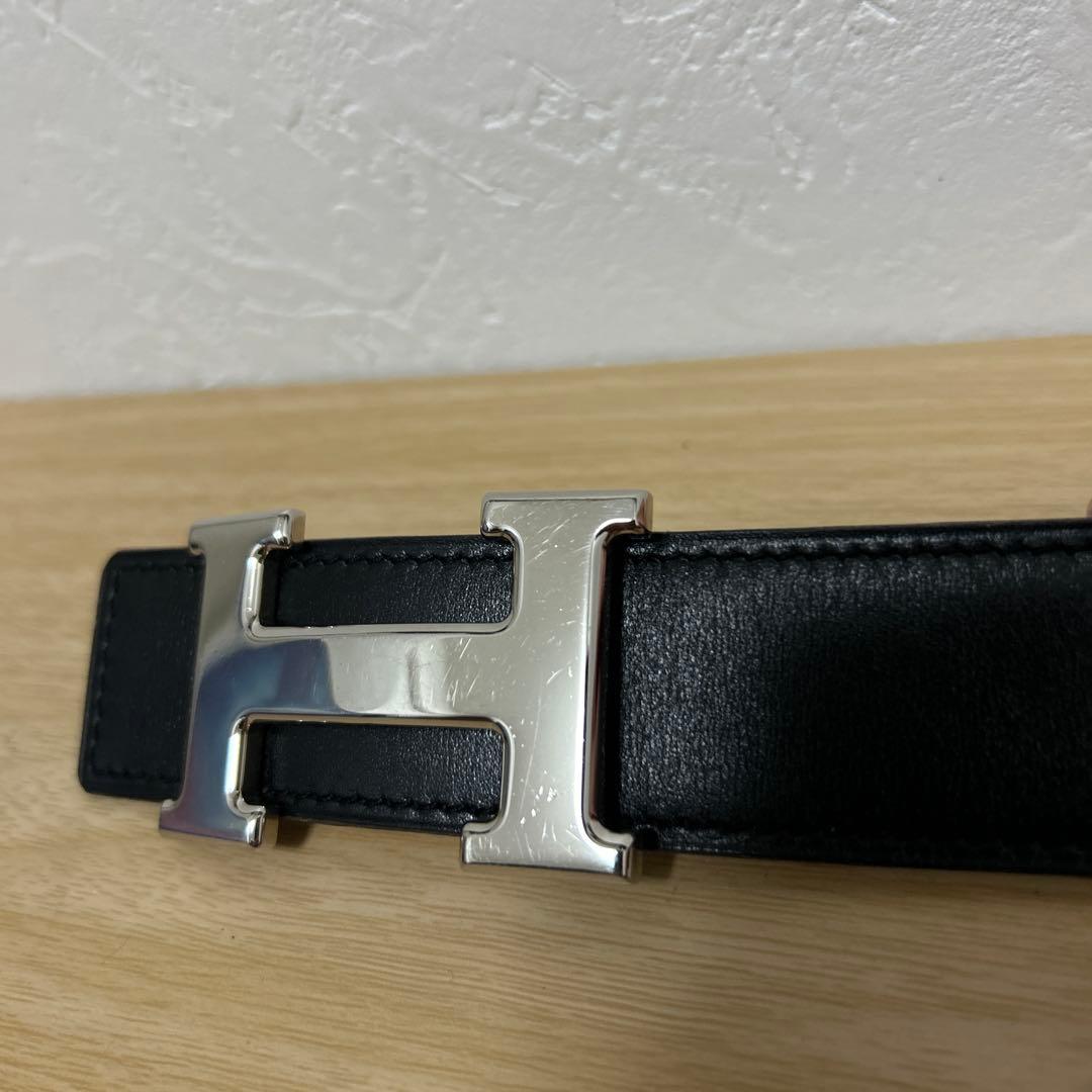HERMES エルメス Hロゴベルト コンスタンス レザー