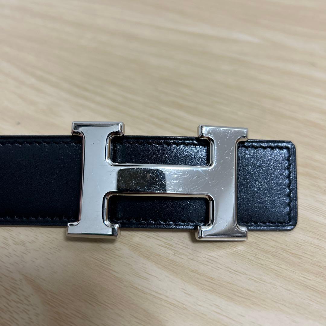 HERMES エルメス Hロゴベルト コンスタンス レザー