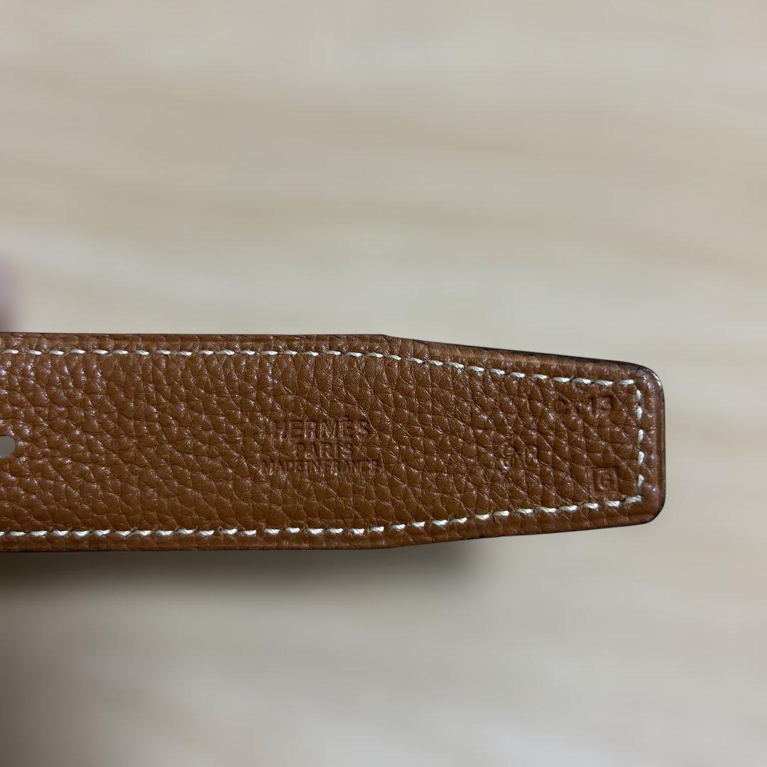 HERMES エルメス Hロゴベルト コンスタンス レザー