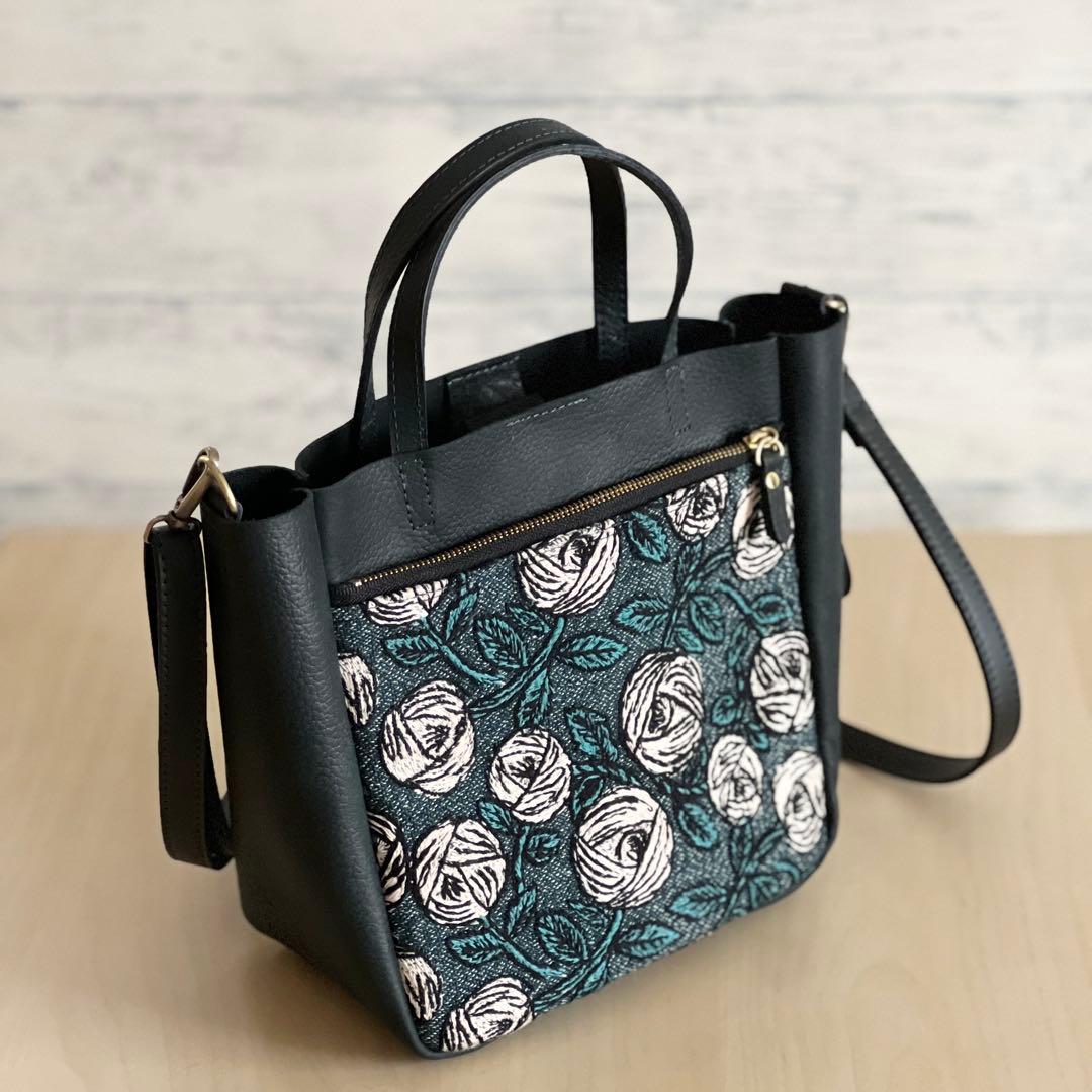 トート型本革ショルダーバッグ　rosy TB512-142