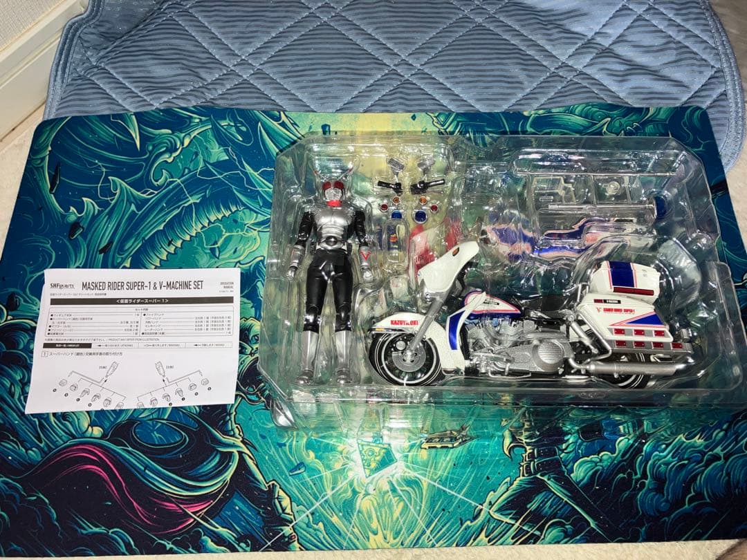【本日限定価格】S.H.Figuarts仮面ライダースーパー1＆Vマシーンセット