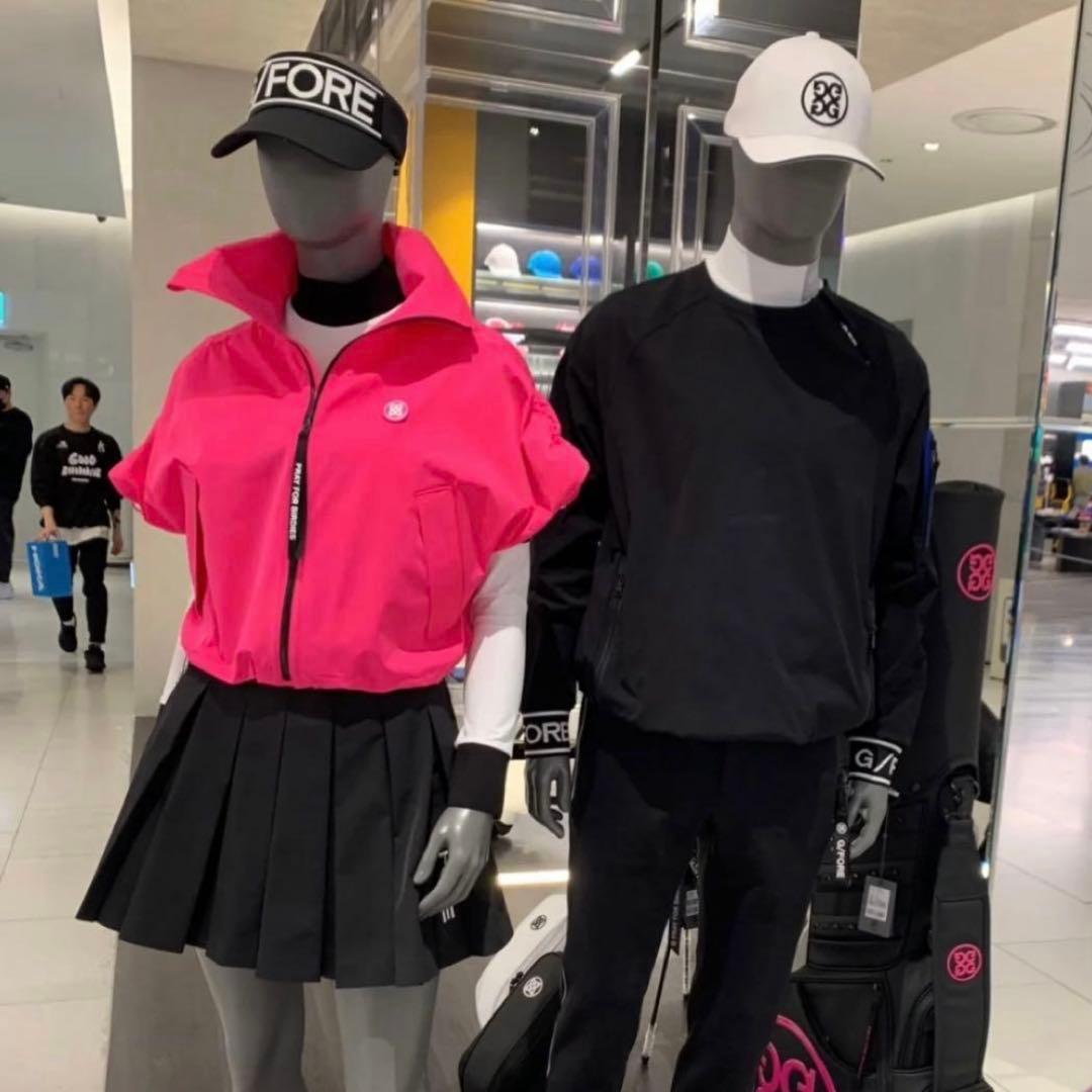 即発送　お値下げ歓迎！ジーフォア ゴルフ レディース トップス 半袖 ジャンバー