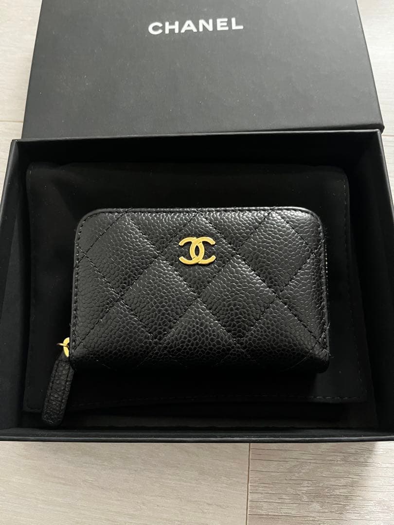 CHANEL キャビアスキン　 ケース　カードケース　財布