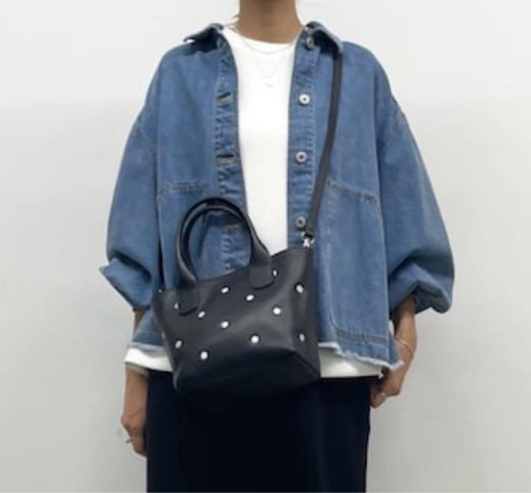 デニムバルーンスリーブジャケット 1サイズ