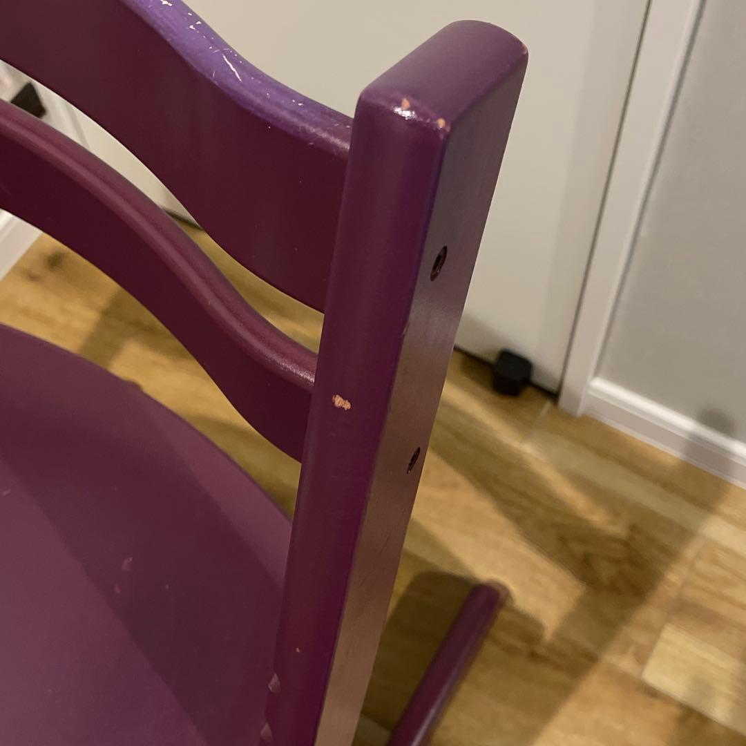 希少カラー　ストッケ　5シリーズ　パープル　STOKKE ベビー　チェアー