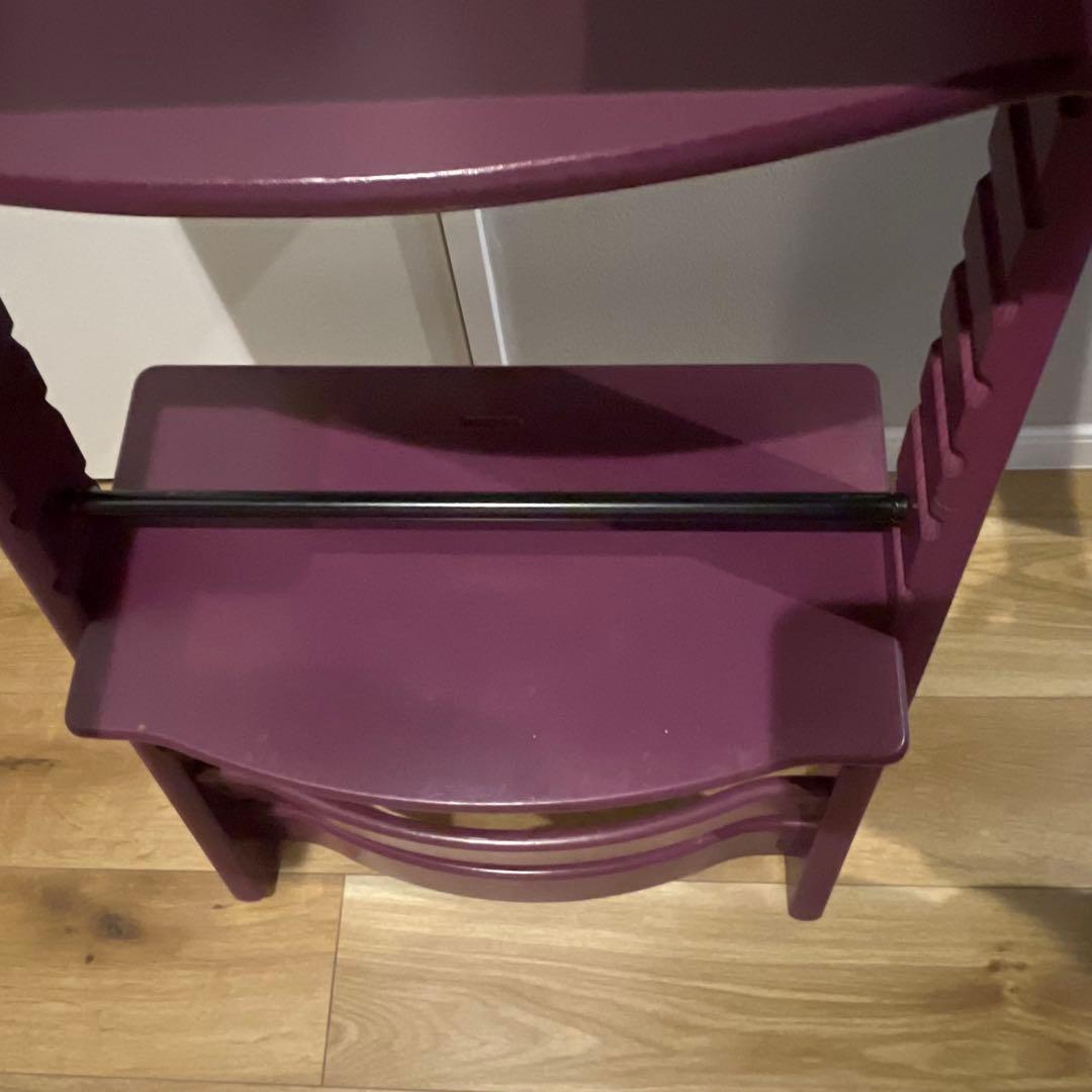 希少カラー　ストッケ　5シリーズ　パープル　STOKKE ベビー　チェアー
