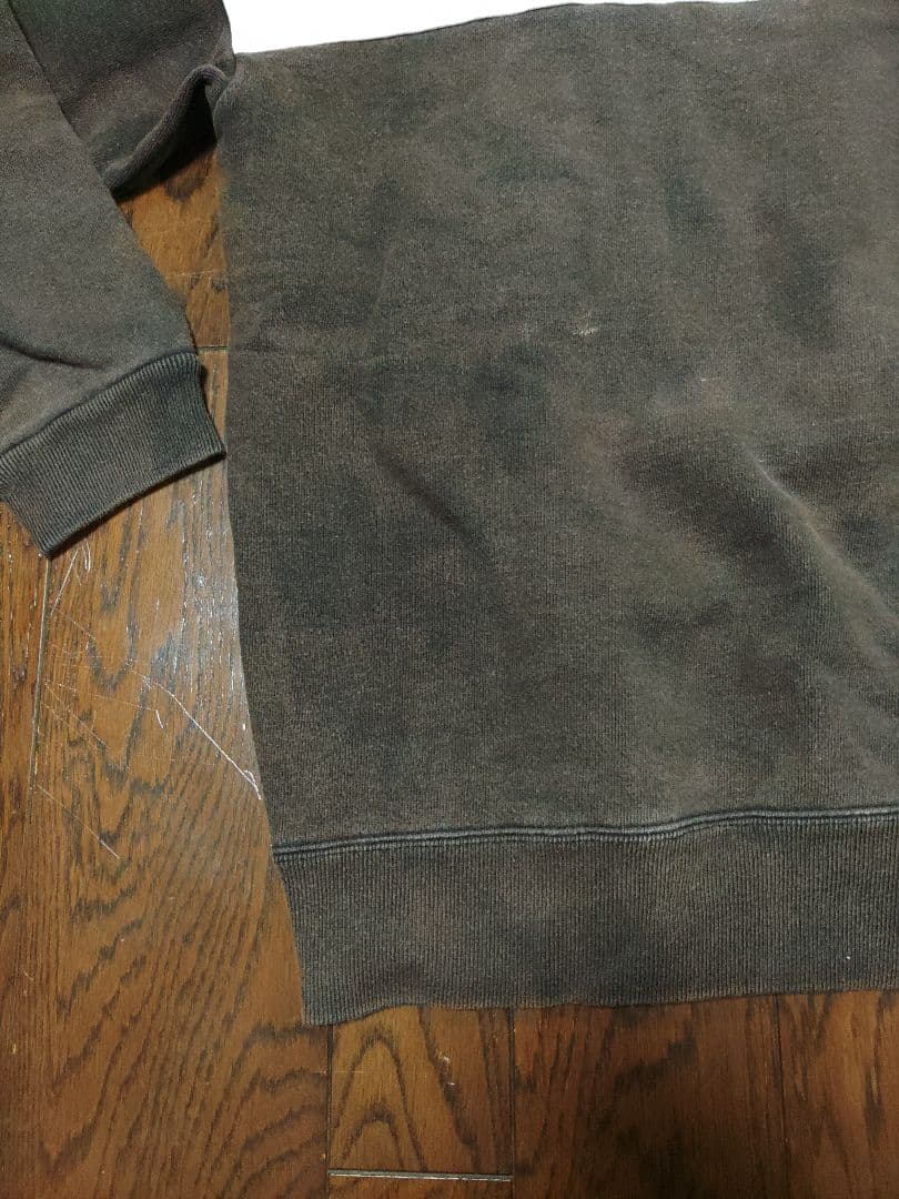 雪柄　スウェット　古着　フェード　不明