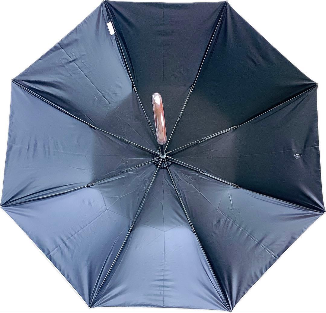 新品★マッキントッシュフィロソフィー★ドットゴースト晴雨兼用2段折りたたみ日傘白