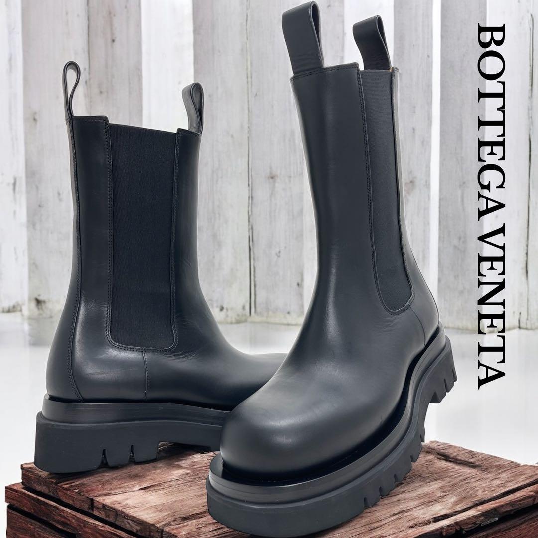 未使用品✨BOTTEGA VENETA ボッテガヴェネタ ラグ チェルシーブーツ