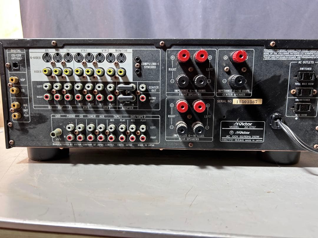 AX-V707 AVアンプ