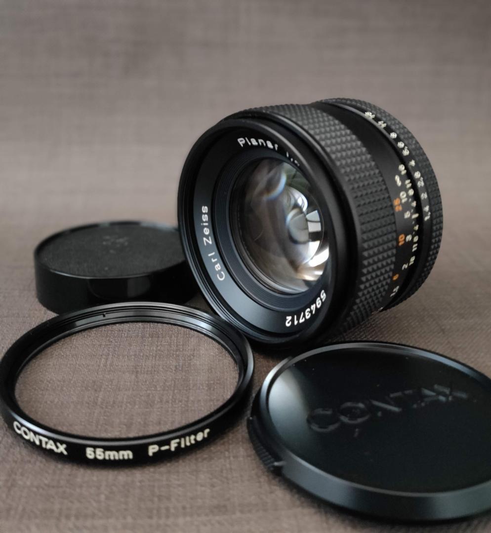 [美品」Contax Carl Zeiss Planar 50mm f/1.4