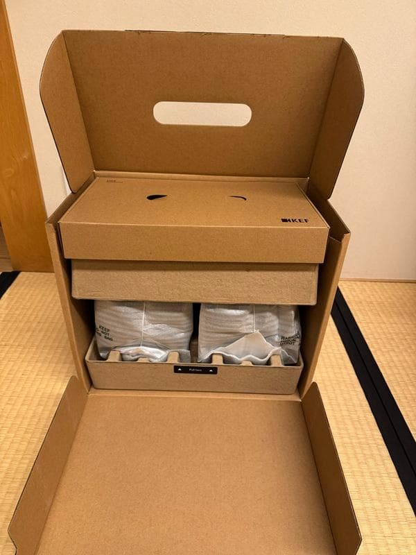 KEF LSX II スピーカー（カーボンブラック）