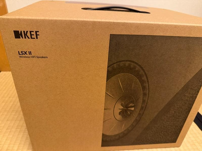 KEF LSX II スピーカー（カーボンブラック）