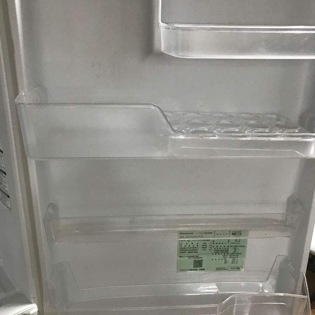 【極美品】Panasonic3ドア冷蔵庫 NR-C343C-W 2022年製　K