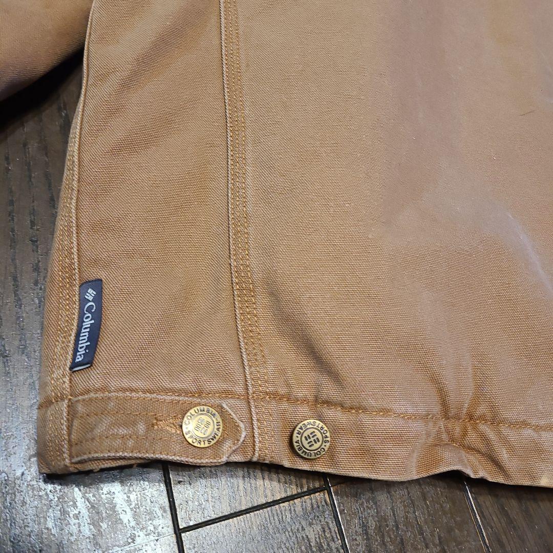Columbia ブラウン ワークジャケット　M
