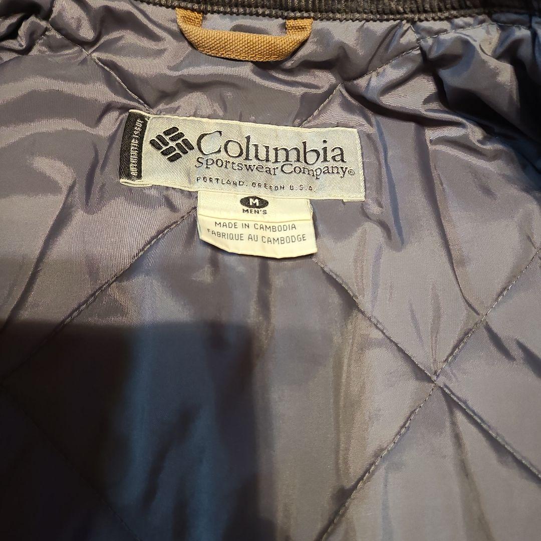 Columbia ブラウン ワークジャケット　M