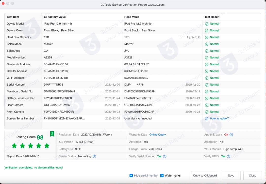 iPad Pro 12.9インチ(第4世代)