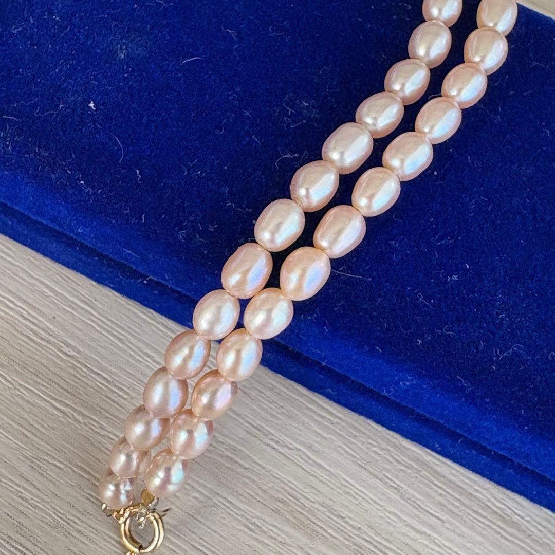 パールネックレス　ペンダント　淡水パール　ベビーパール　k18 18金 真珠