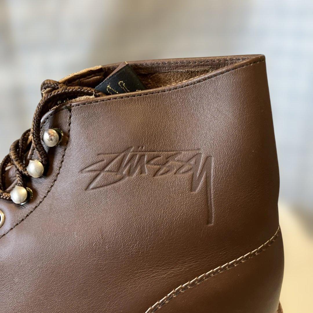 超美品RED WING × Stüssy 60361 27㎝　ダークブラウン