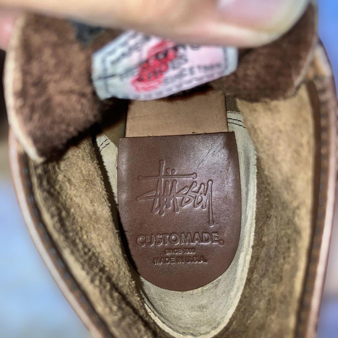 超美品RED WING × Stüssy 60361 27㎝　ダークブラウン
