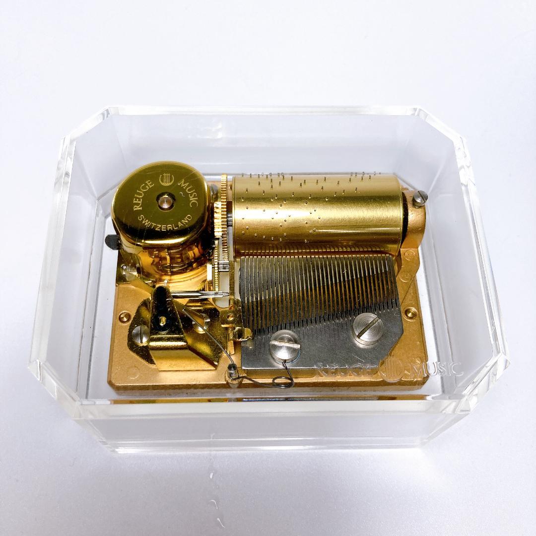 REUGE オルゴール 36弁 別れの曲 ショパン アクリルケース　|3744|