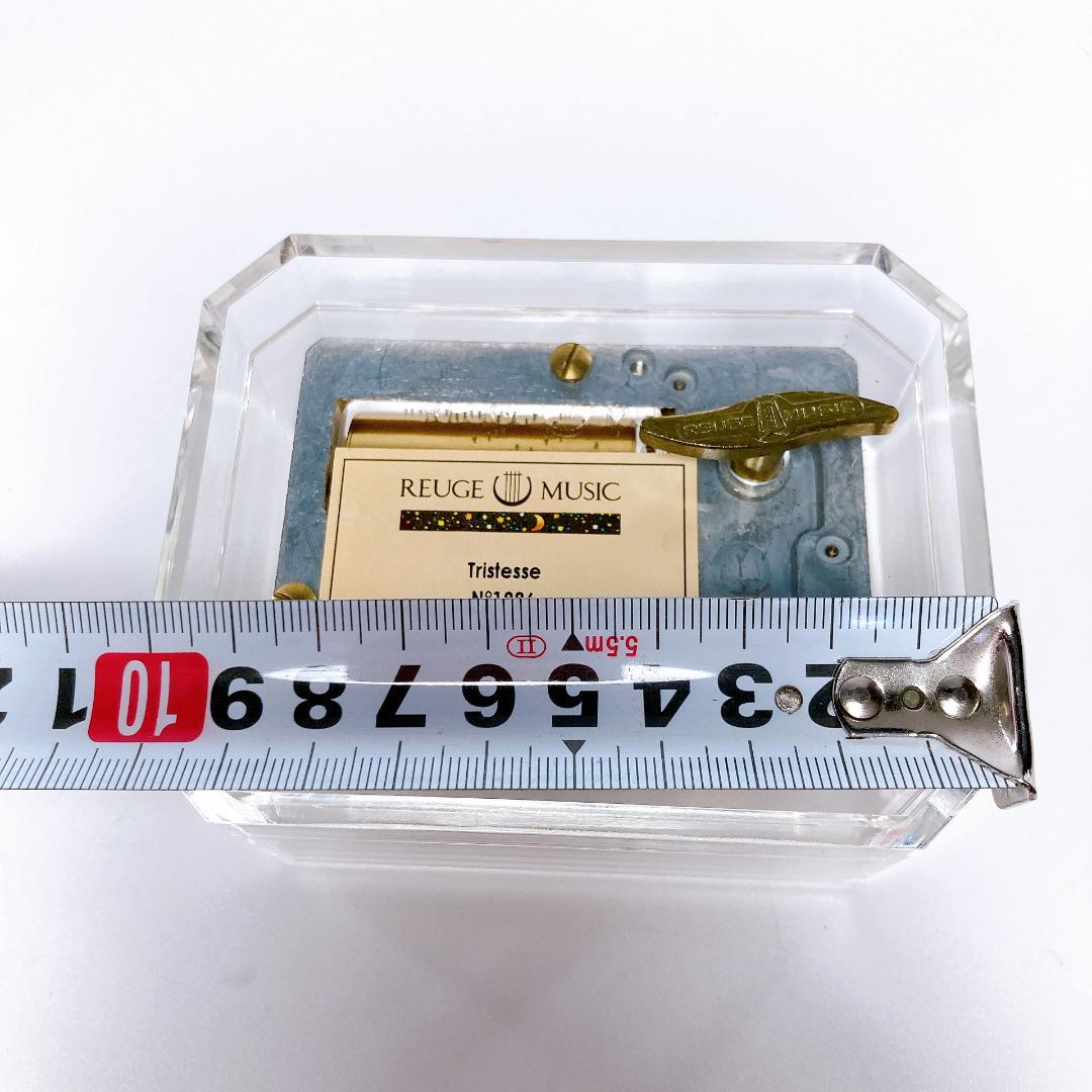 REUGE オルゴール 36弁 別れの曲 ショパン アクリルケース　|3744|