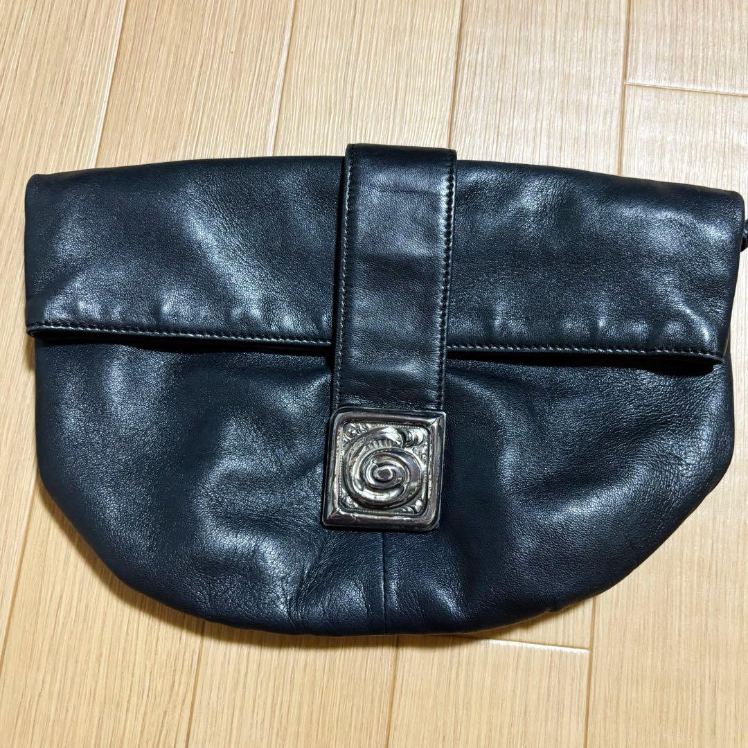 LOEWE ロエベ レザークラッチバッグ
