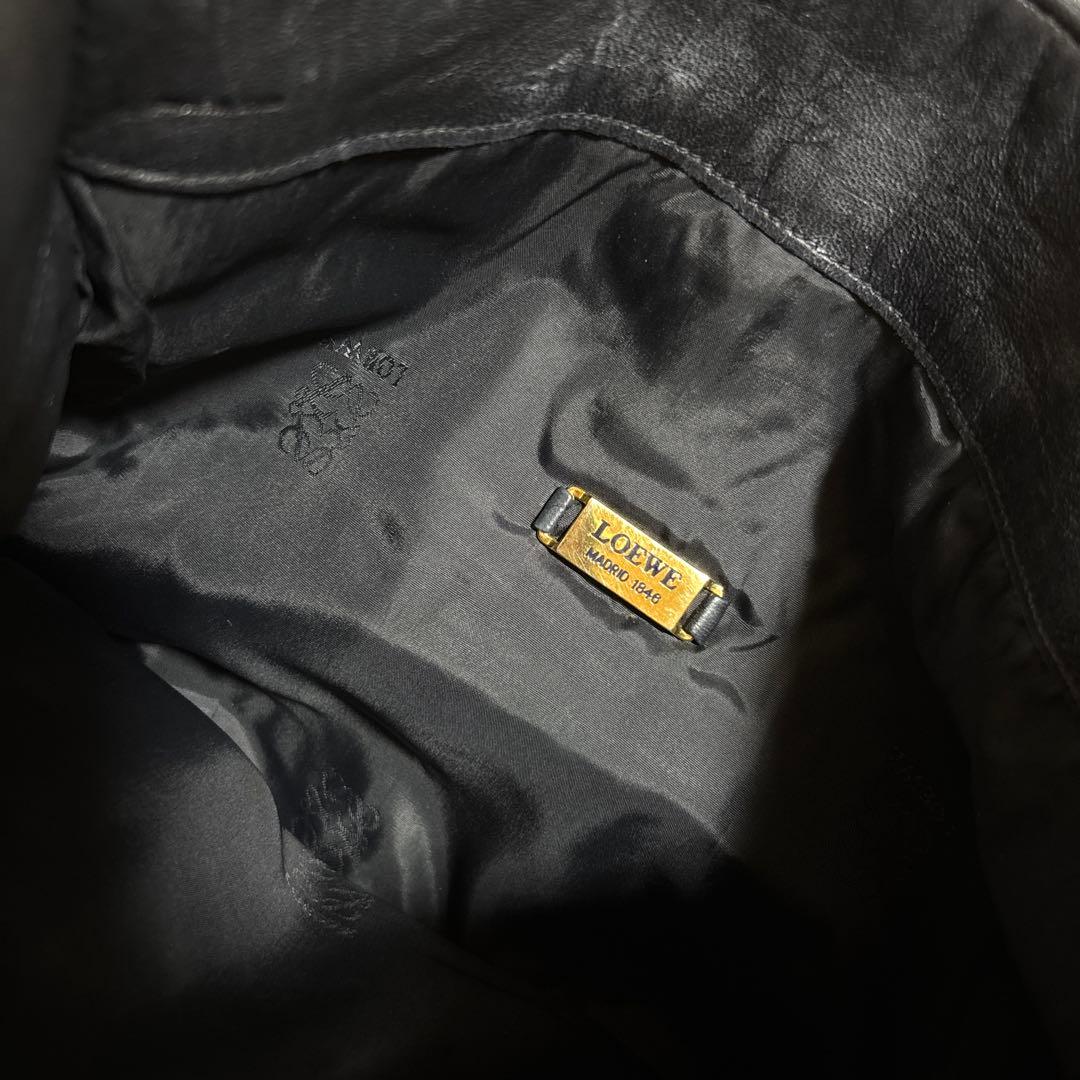 LOEWE ロエベ レザークラッチバッグ