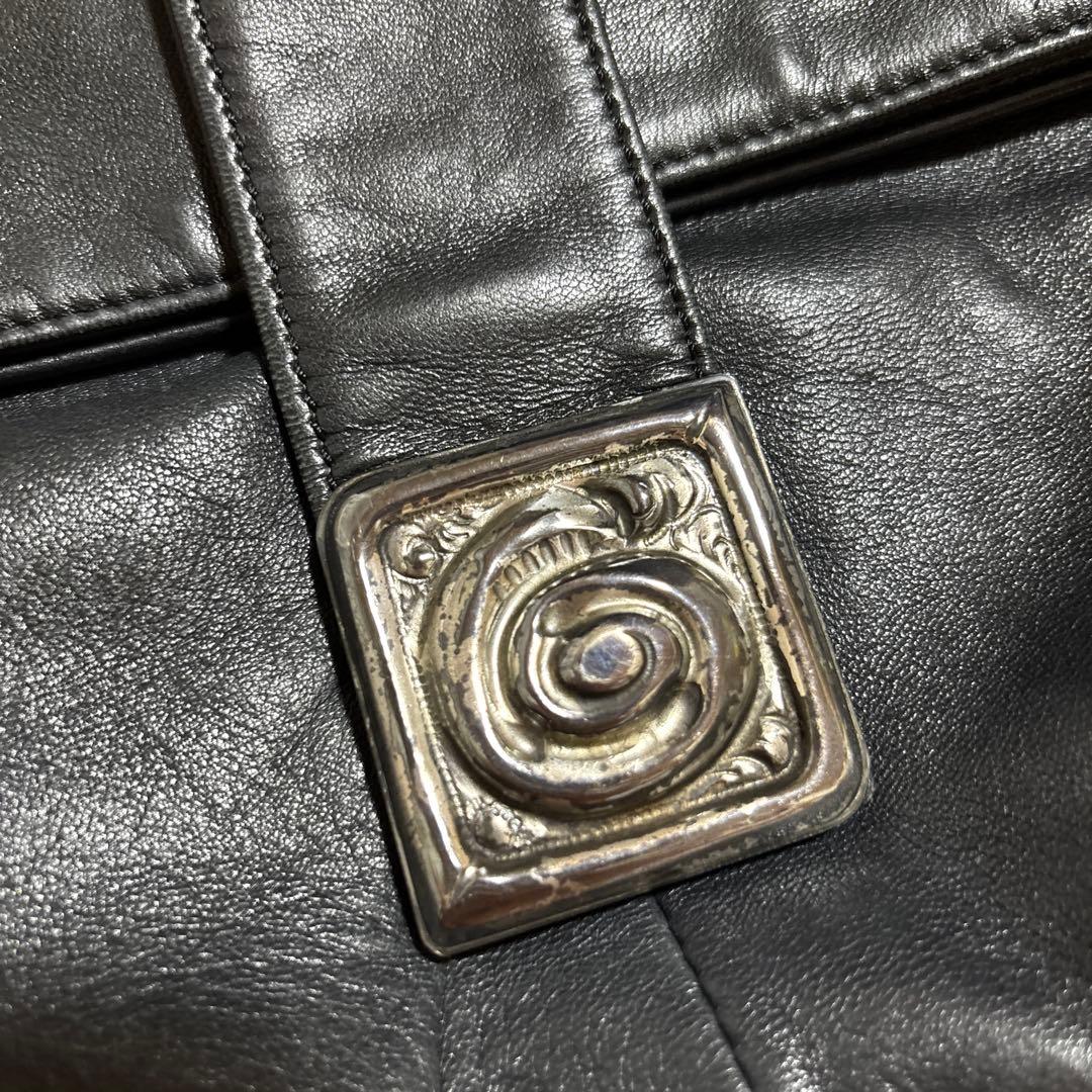 LOEWE ロエベ レザークラッチバッグ