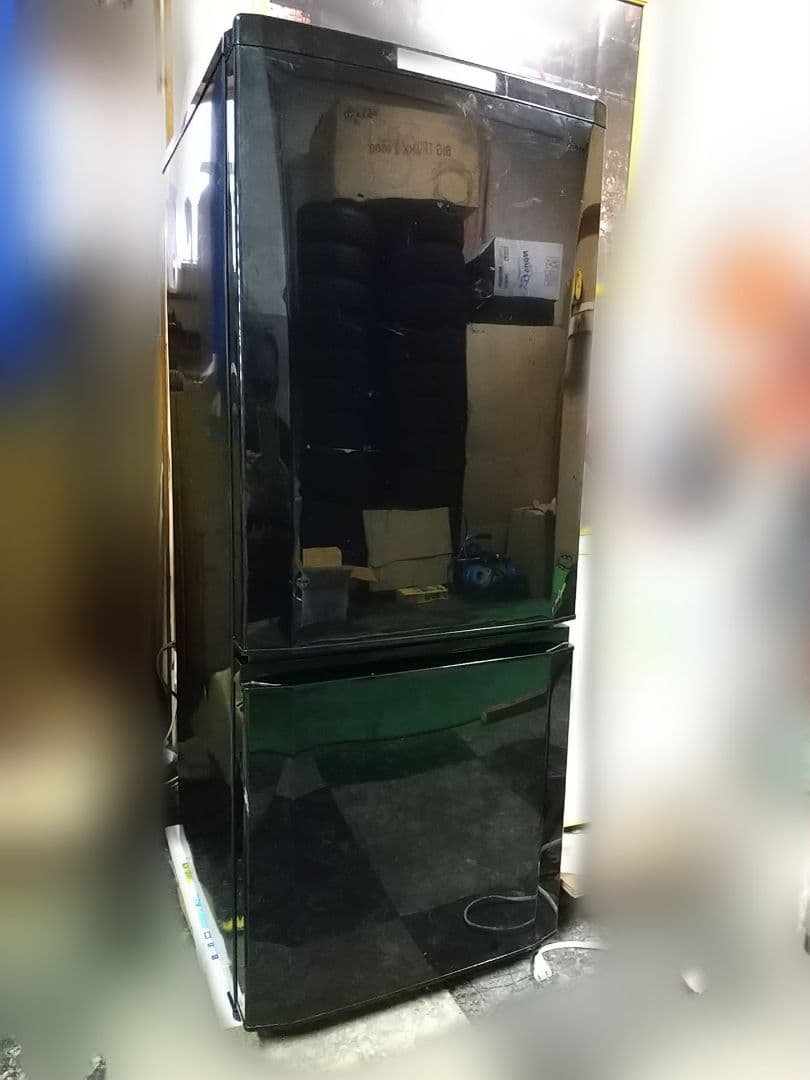 送料込み！三菱 MR-P15T 黒 146L 簡易清掃済み 動作OK 冷蔵庫