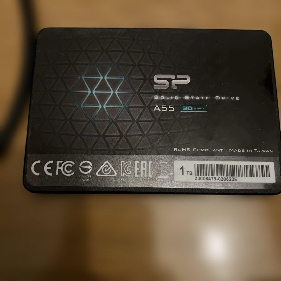SP A55 1TB SSD + シリコンカバー USBコード