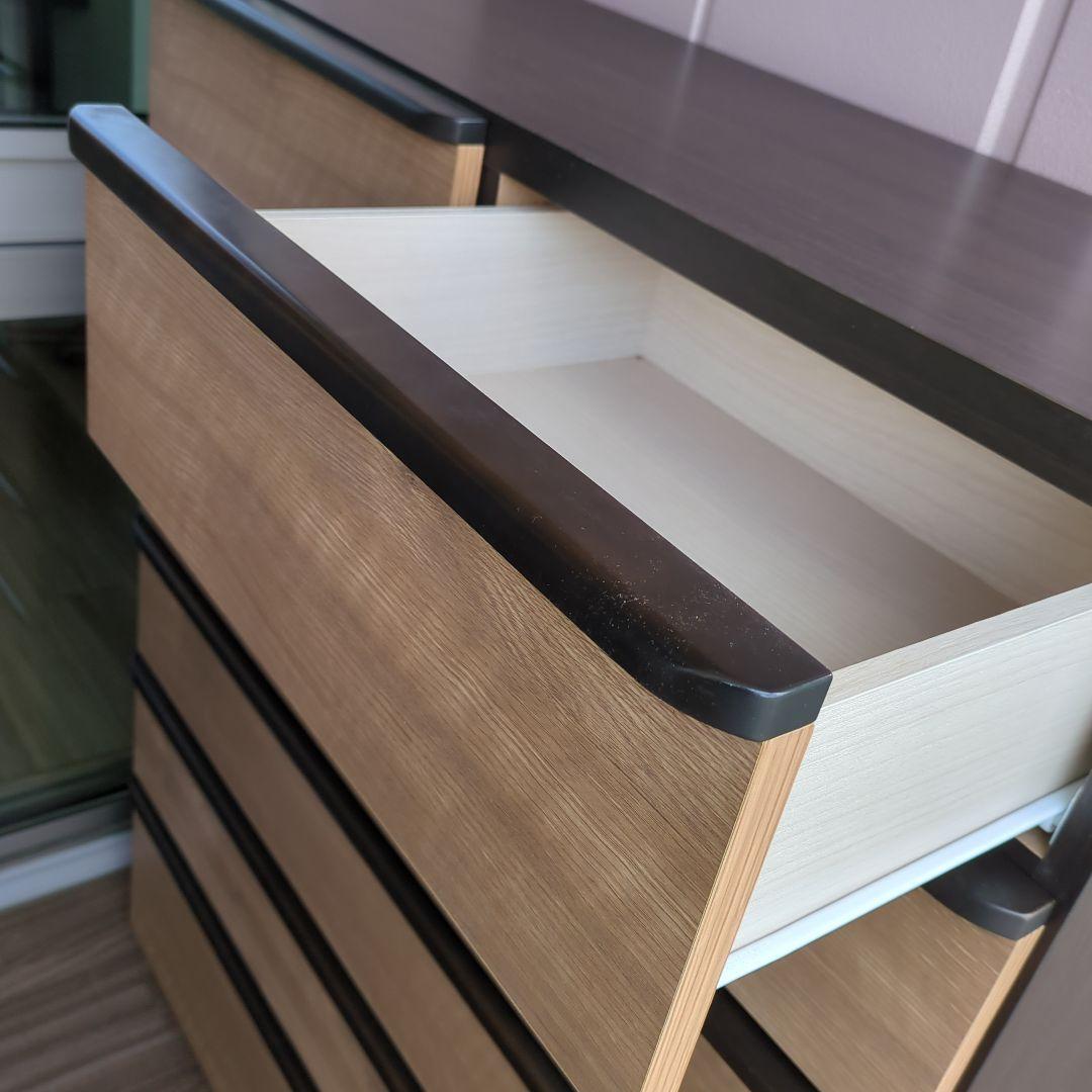 み*ろ様 木製チェスト 6段 ブラウンベージュ