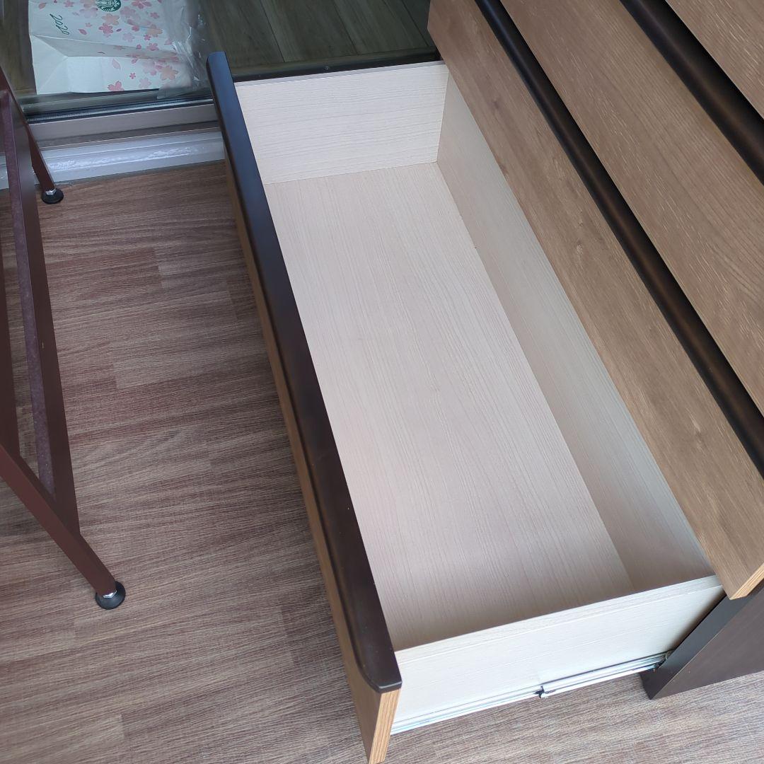 み*ろ様 木製チェスト 6段 ブラウンベージュ