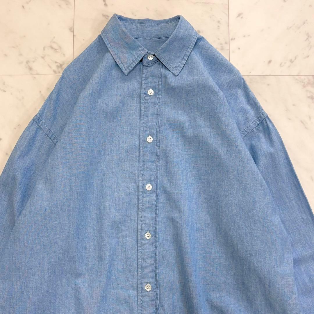 極美品✨フレームワーク　ダンガリーシャツ　ゆったり　デニムシャツ　2025AW