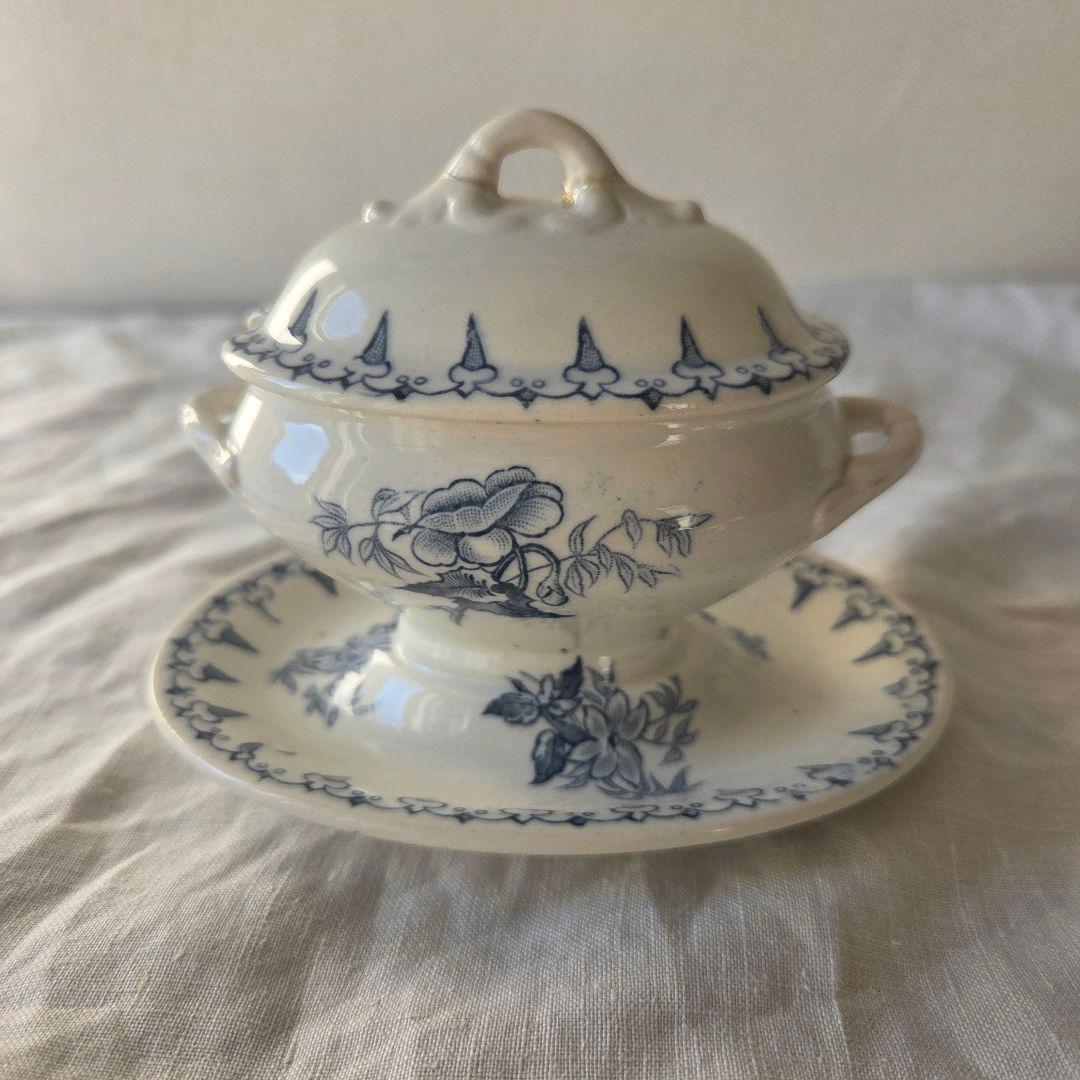 フランス　アンティーク　ムタディエ　FLORE　難あり