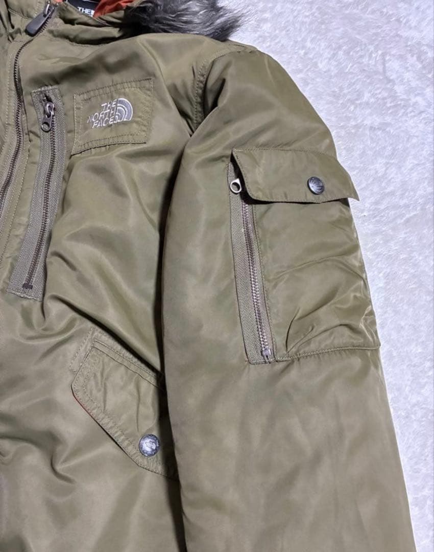 美品　THE NORTH FACE フード付きミリタリージャケット Sサイズ