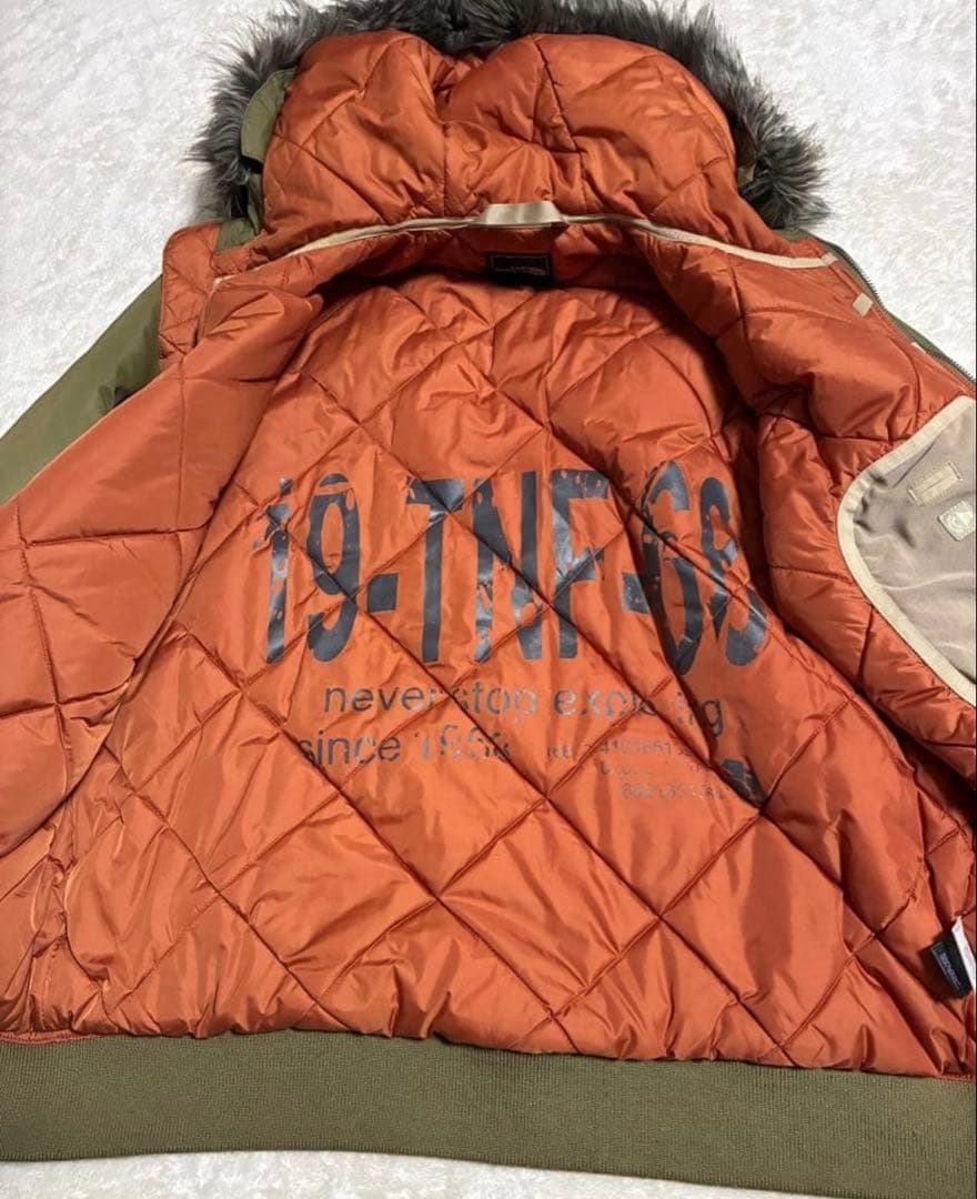 美品　THE NORTH FACE フード付きミリタリージャケット Sサイズ