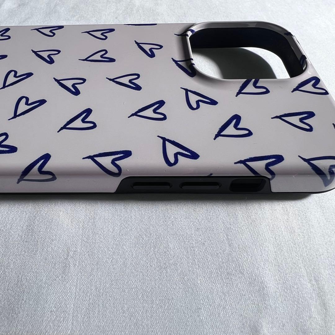 BURGA ハート柄 iPhone 13pro maxケース 収納袋付き