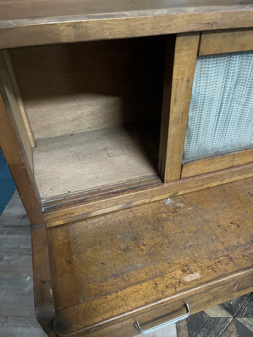 学習机 勉強机 昭和レトロ 当時物 インテリア アンティーク 古道具