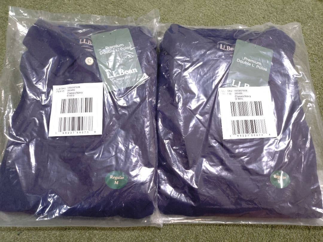 エルエルビーン　 メンズ プレミアム・ダブル・エル・　ポロシャツ　長袖 2枚