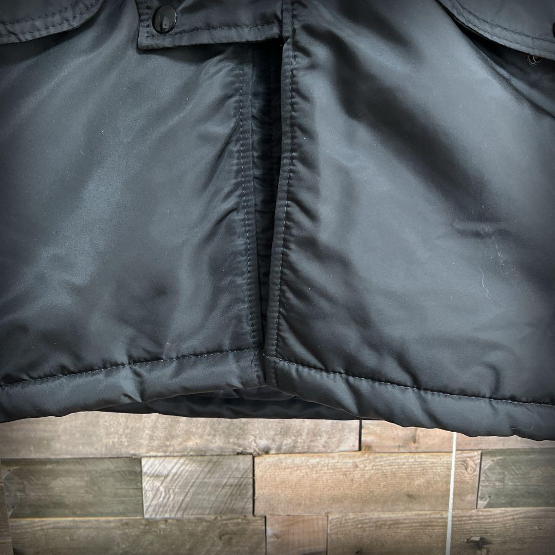 SPIEWAX フライトジャケット N3B ファ ナイロン USA製 ブラック