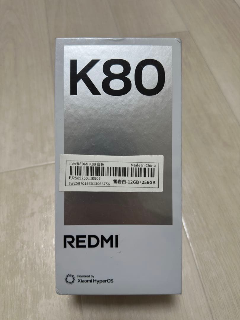 REDMI K80 12GB RAM 256GB ROM ミッドナイトブラック