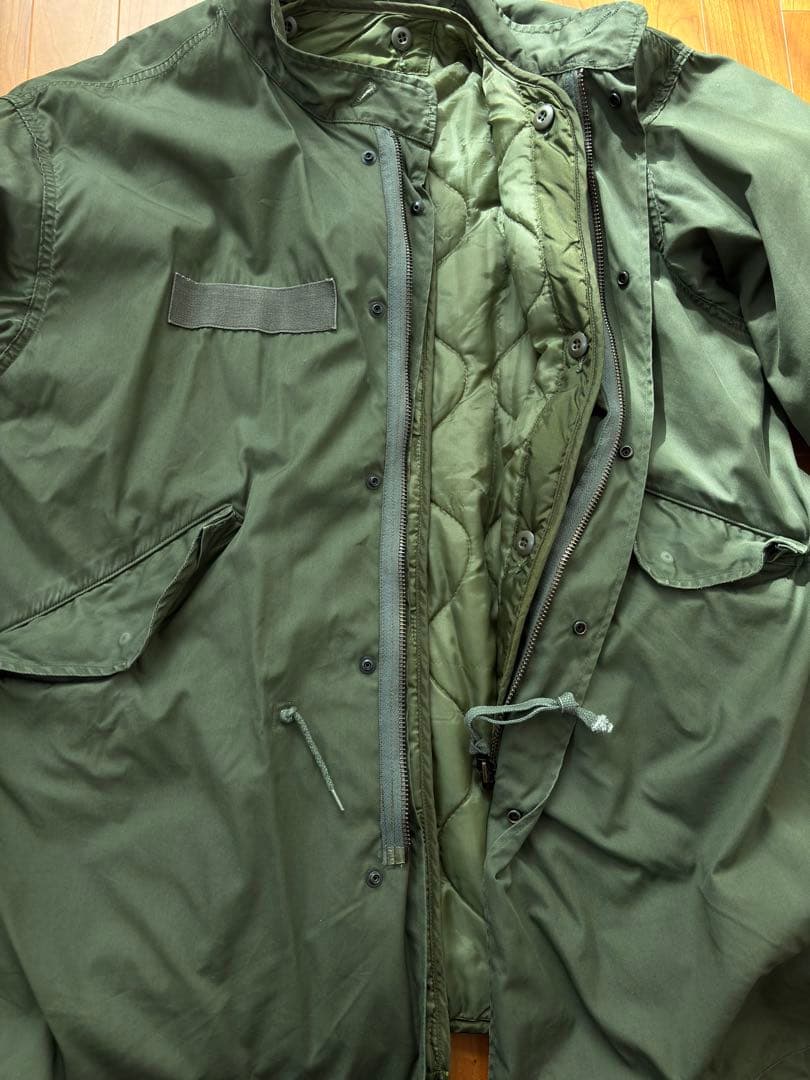 実物 USED米軍 M-65フィッシュテール シェルライナー