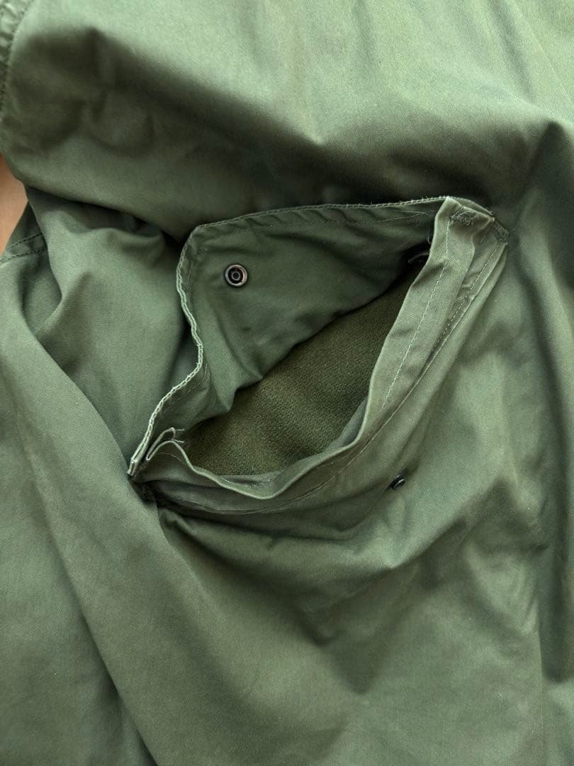 実物 USED米軍 M-65フィッシュテール シェルライナー