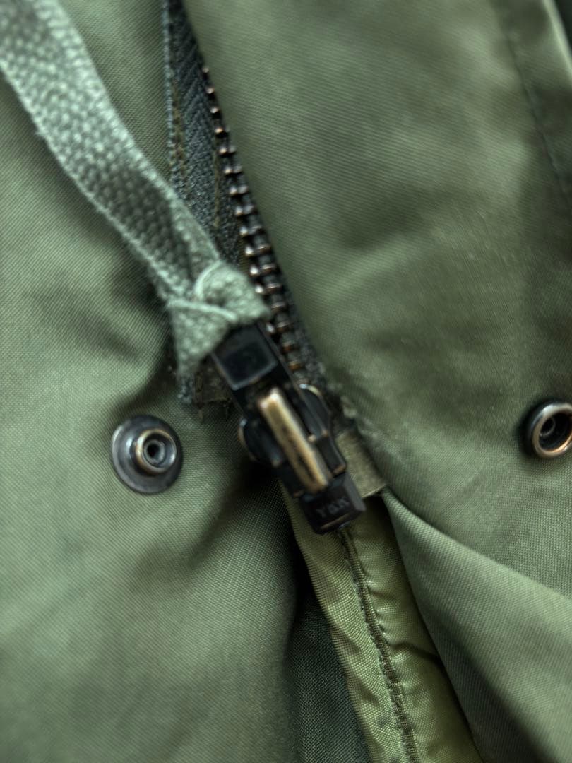 実物 USED米軍 M-65フィッシュテール シェルライナー