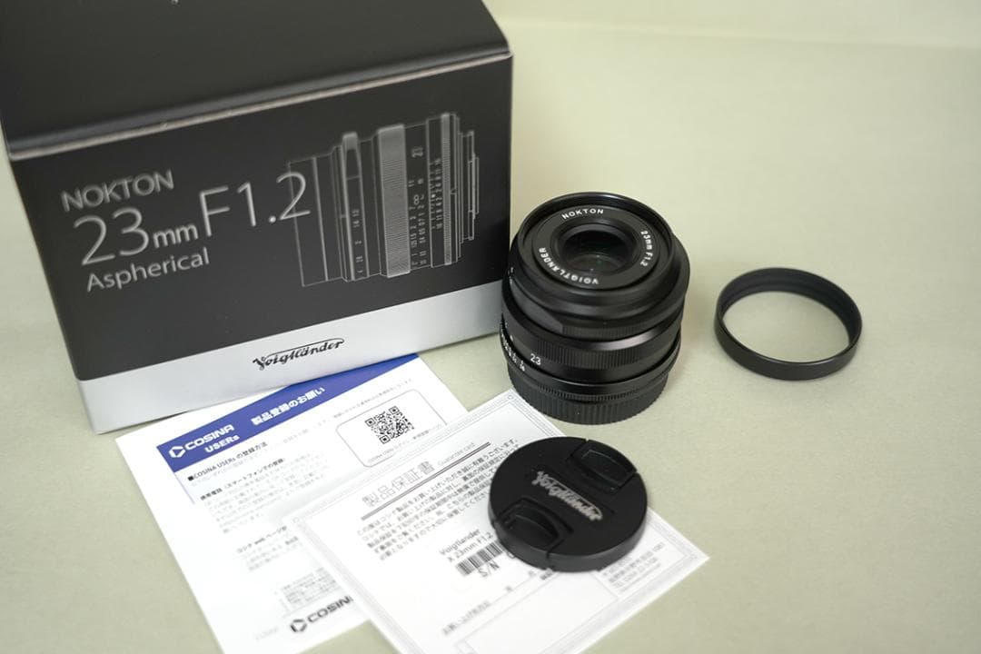 フォクトレンダー NOKTON 23mm F1.2 Asph X-mount