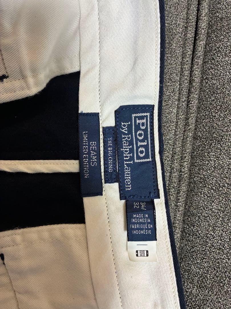 週末特価　ラルフローレン　ビームス　別注　ビッグチノ　ネイビー