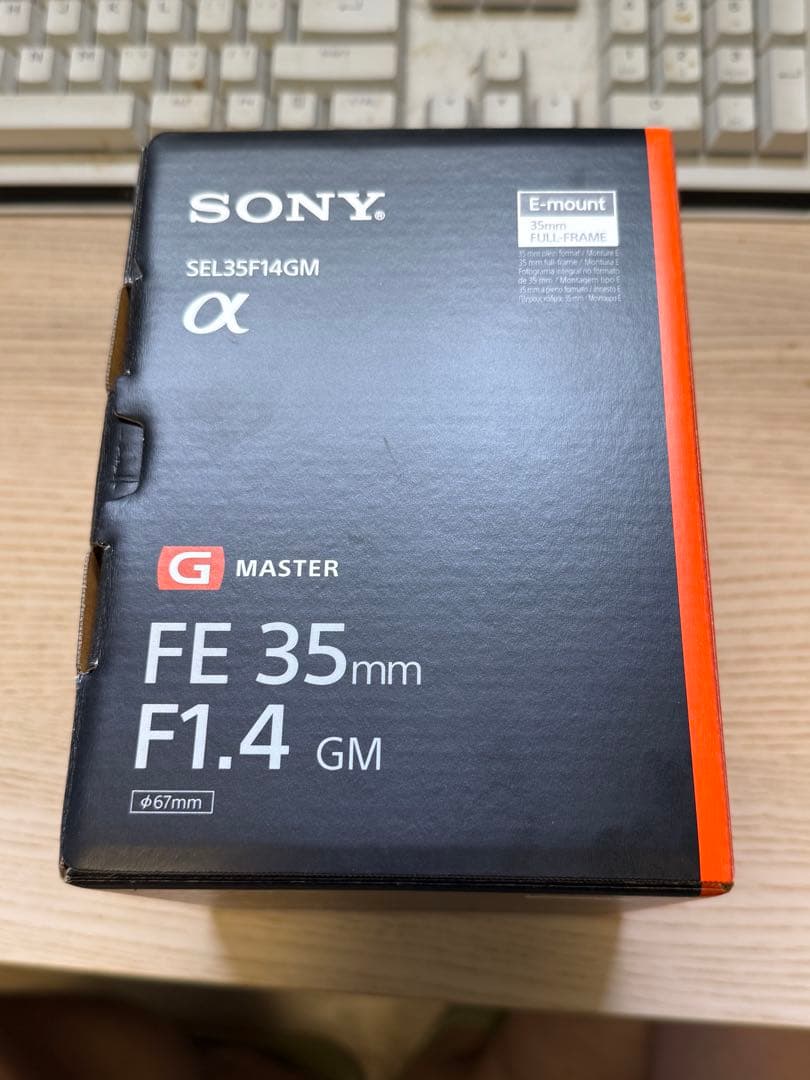 SONY FE 35mm F1.4 GM単焦点レンズ